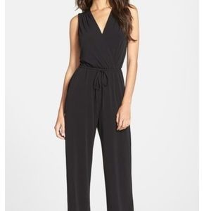 BCBG black cut out jump jumpsuit